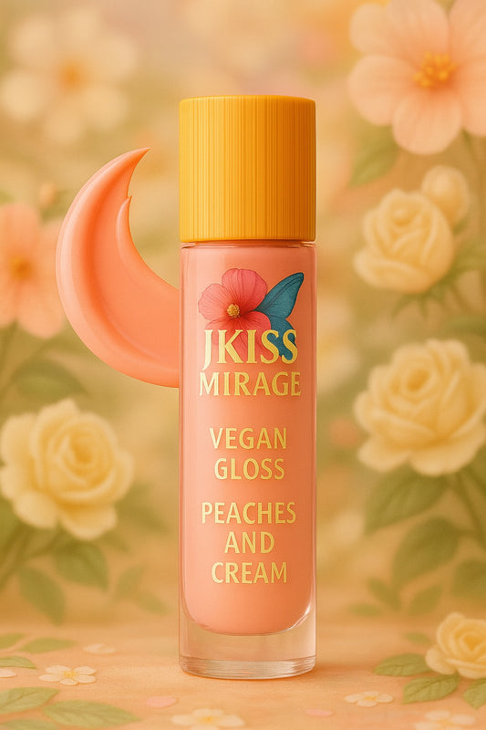 JKISS MIRAGE Vegan Gloss — Peaches & Cream